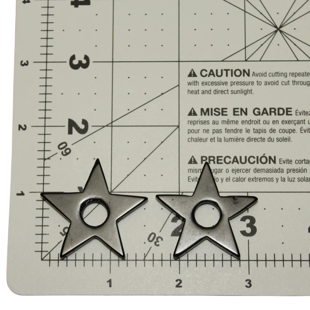 Black Agate Chalcedony Star Pendant Gemstone Charm Craft Jewelry Making Set of 2 - Picture 6 of 6